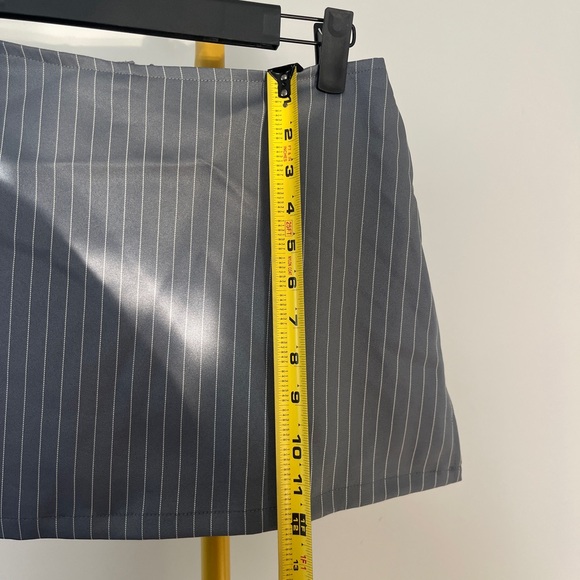 Princess Polly Gray Pinstripe Skort - Picture 7 of 7